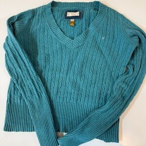 American Eagle Sweater Womens XL
Blue Cable Aran Knit Fisherman
Babydoll Y2K